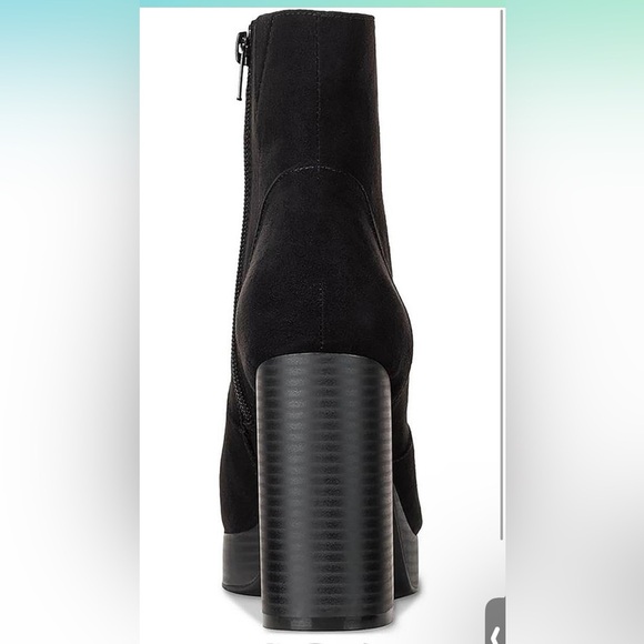 NWT SUN + STONE Elegant Black Ankle Boots - Picture 3 of 5